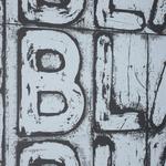 Large Mel Bochner BLAH BLAH BLAH (INVERSE) Silkscreen, 62